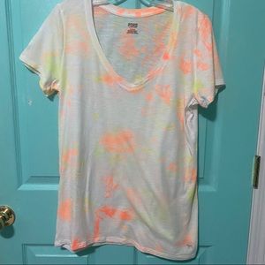 PINK Victoria’s Secret cotton tie-dye t-shirt